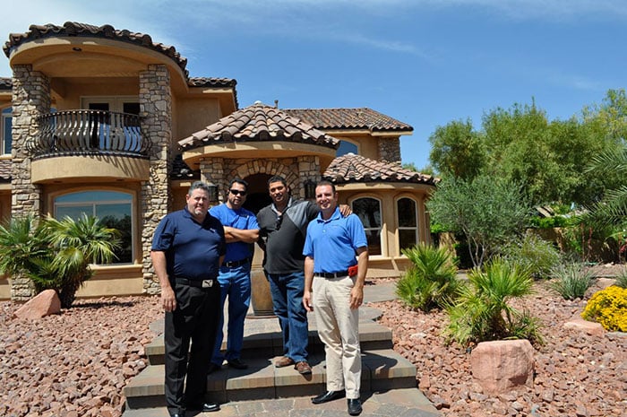 curb appeal and backyards, J or J Team Members, curb appeal, increase home value las vegas, landscaping, desert garden,